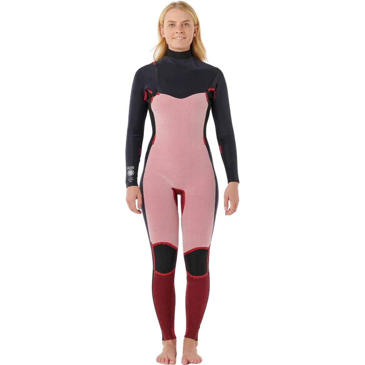2026 Rip Curl Womens Dawn Patrol 3/2mm Chest Zip Wetsuit 161WFS - Black